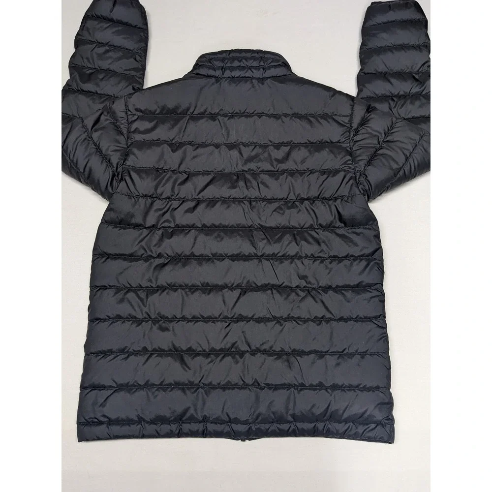 Patagonia Kids Down Sweater Jacket Black Size L 12 Recycled Puffer Full Zip